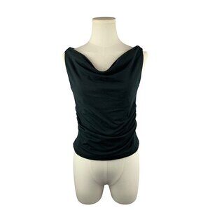 J.Crew Womens Black Sleeveless V Neck Top S